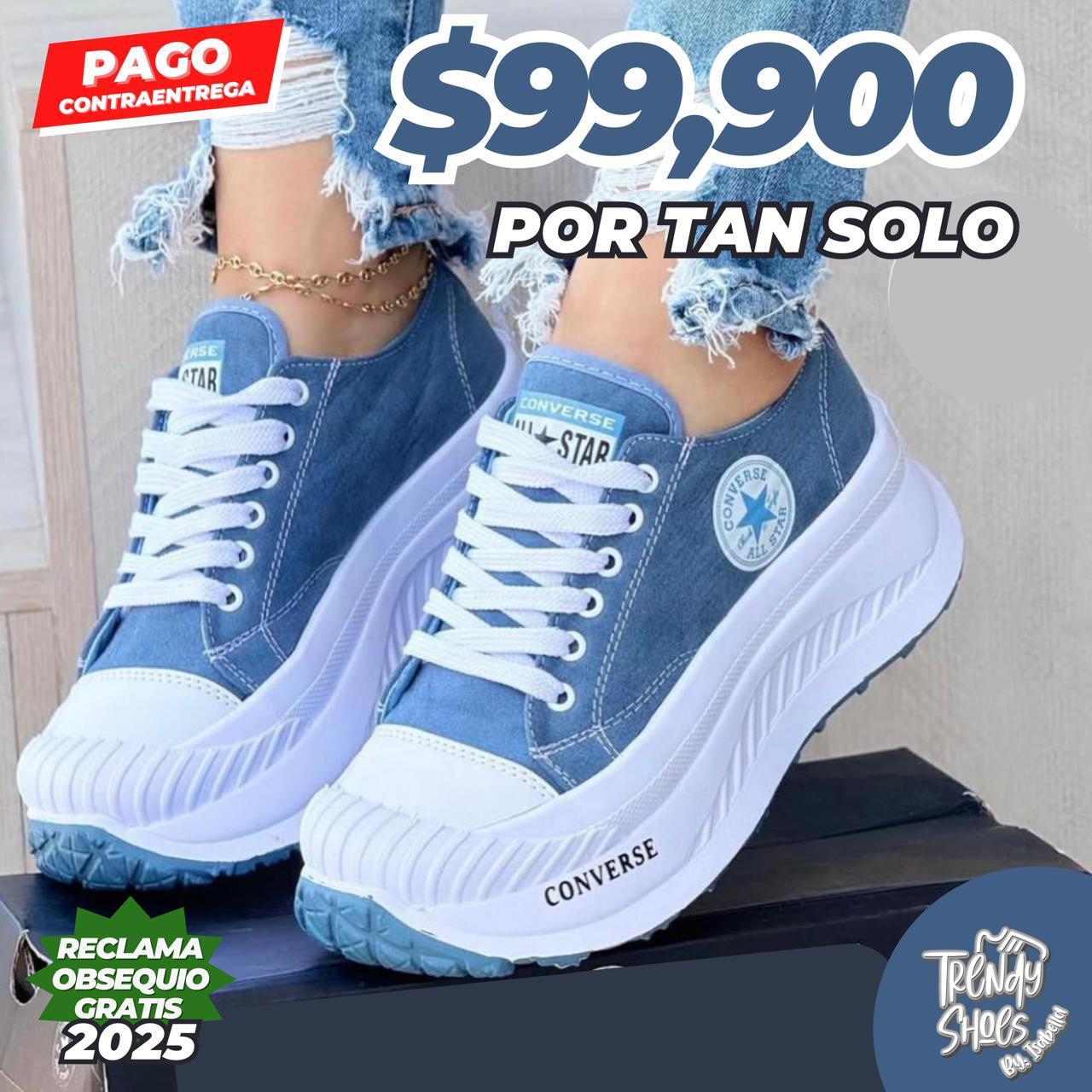 CONVERSE PLATAFORMA 2024 SUPER PROMOCION + PLANTILLA ORTOPEDICA GRATIS 🎁