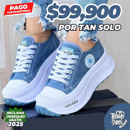 CONVERSE PLATAFORMA 2024 SUPER PROMOCION + PLANTILLA ORTOPEDICA GRATIS 🎁